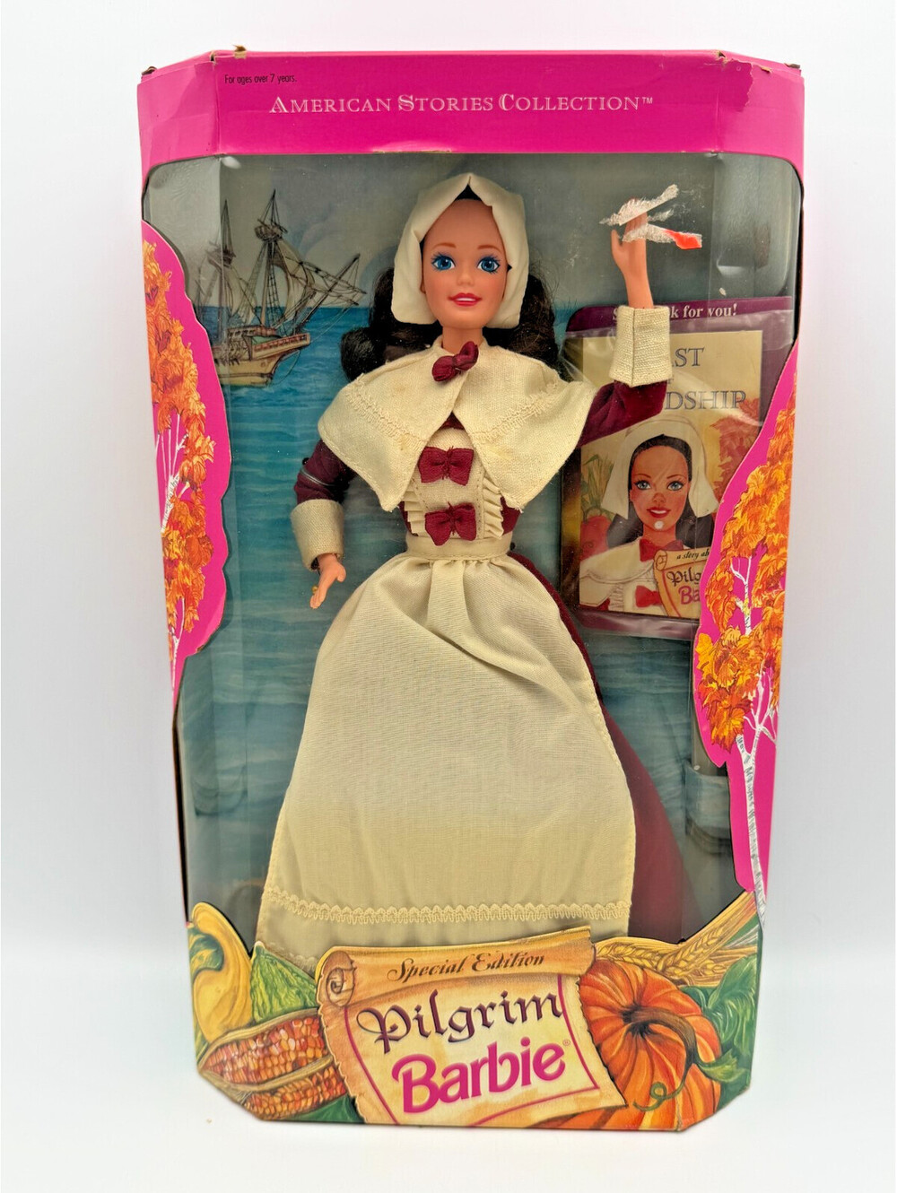 Vintage 1994 Special Edition Pilgrim Barbie from the American Stories Collection